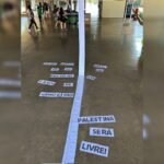 Alunos fazem acampamento na UnB em defesa dos palestinos em Gaza