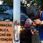 Postes da Asa Norte recebem reparos após onda de furtos