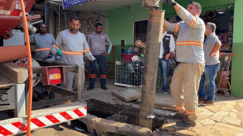 Novacap reforça zeladoria e previne alagamentos em Ceilândia