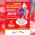 Rotary e GDF unidos no combate à poliomielite neste domingo no Eixão do Lazer