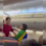 mulher com bandeira do Brasil diz que não viaja com petistas e é expulsa de avião