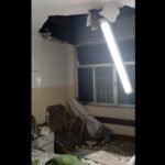 teto desaba em quarto do hospital da PM onde paciente dormia