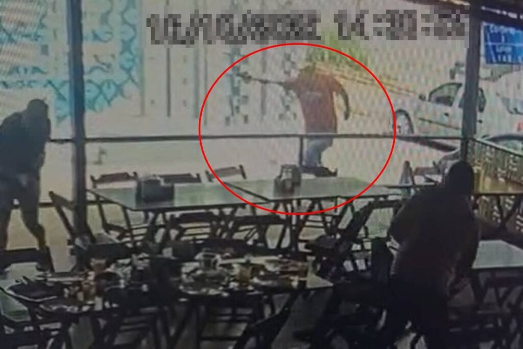 Assassino morto por PM no Entorno foi flagrado atirando em rival no DF