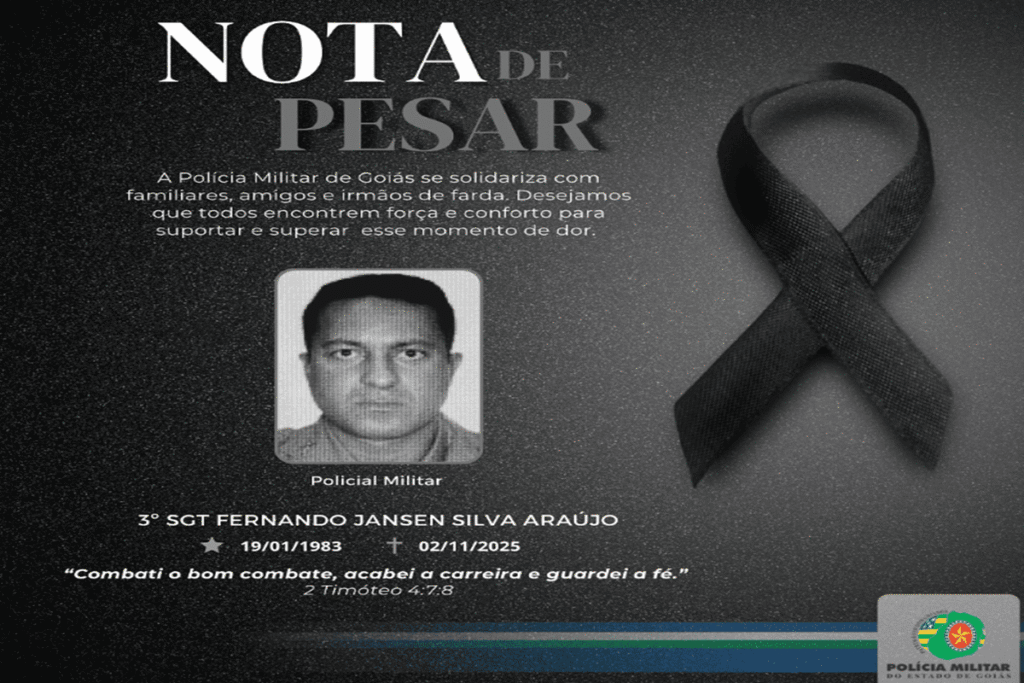 Batalhão da PMGO lamenta morte de sargento em acidente com Mercedes