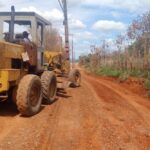Obras reforçam tráfego em estradas rurais do Jardim Botânico
