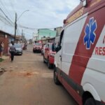 Torre de telefonia cai e atinge trabalhador e residências no P Sul