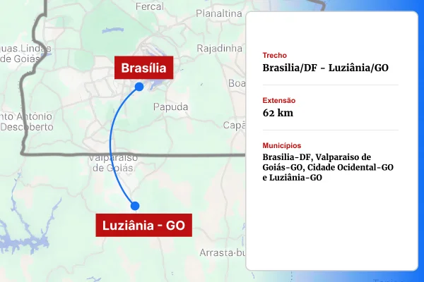 Chineses querem substituir BRT por trem em cidade do Entorno do DF