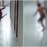 Facada na bunda: homem invade hotel e ataca rival na frente da esposa