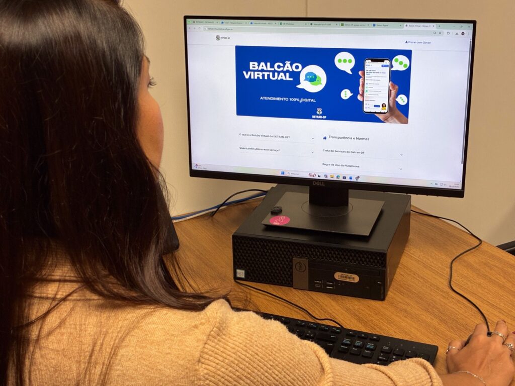 Serviços de trânsito do DF ficam 100% online com o Balcão Virtua