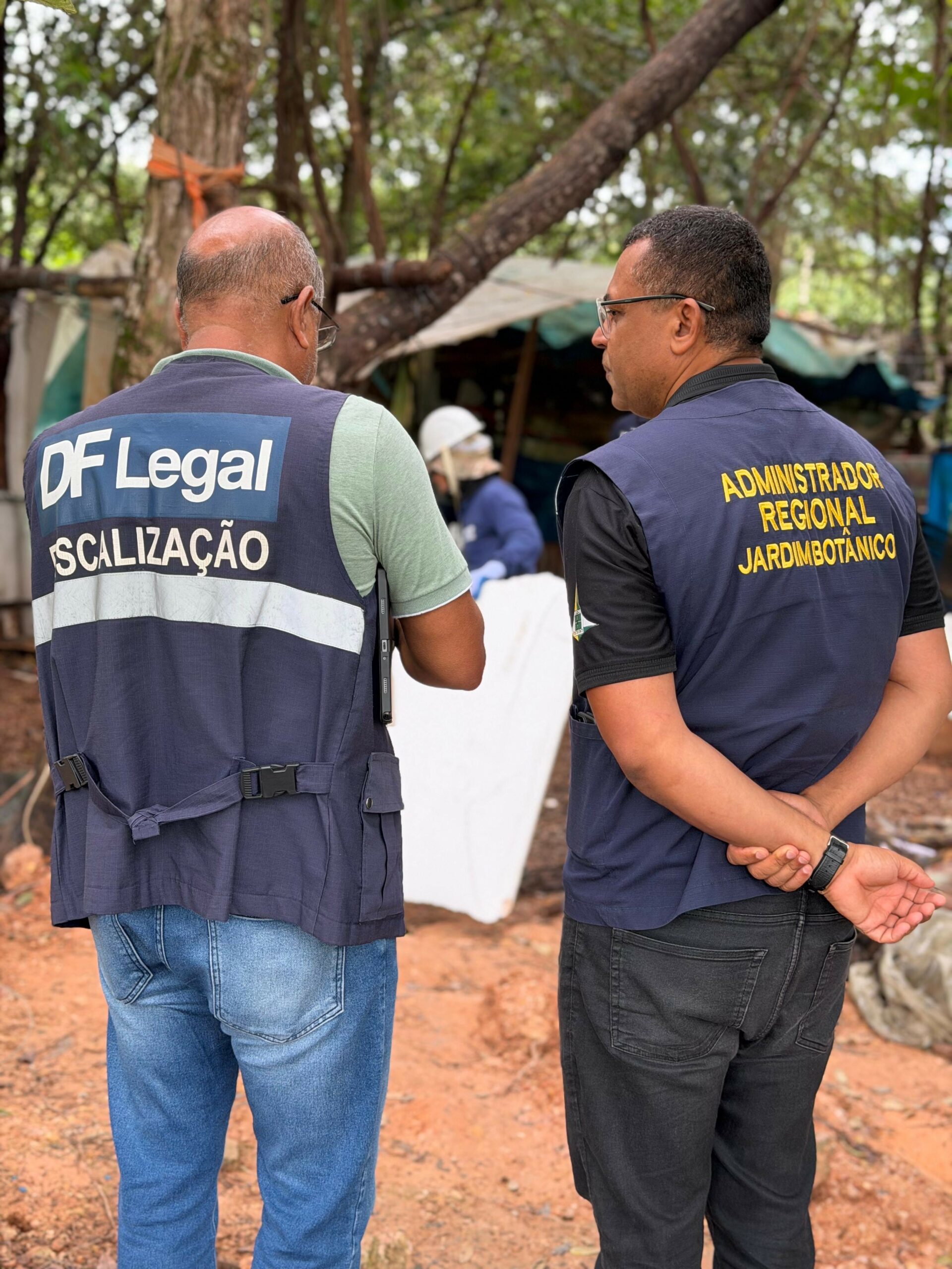 Administração do Jardim Botânico lidera operação para proteger área destinada ao CBMDF