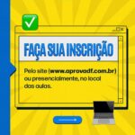 Aprova DF abre inscrições para aulões gratuitos com foco em concursos e vestibulares